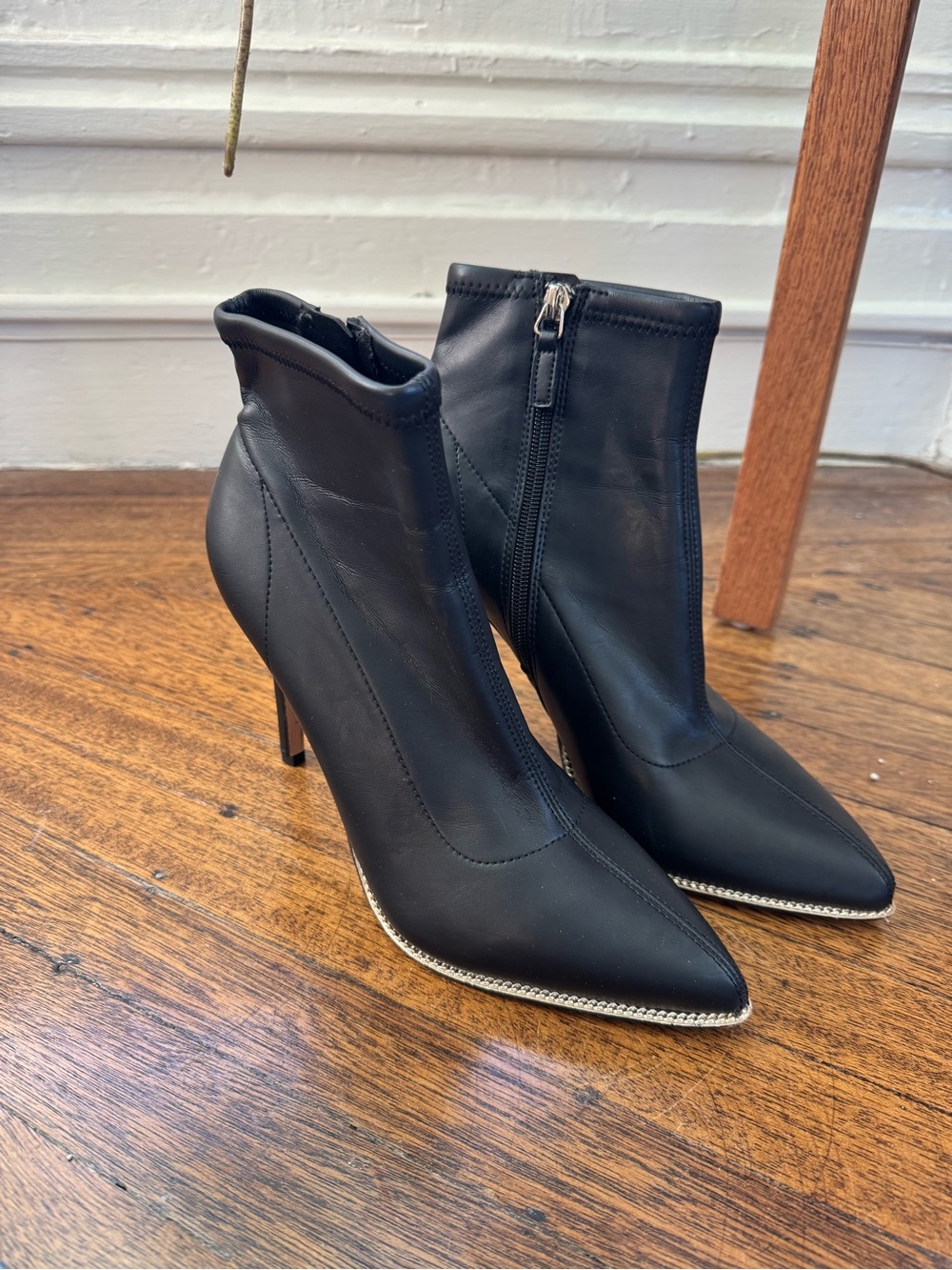 BCBG Women's Pointed Toe High Heel Ankle Boots